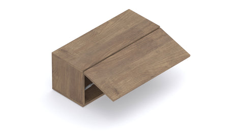 Combo 69cm Horizontal Wall Mounted Cabinet with Flap Door - Mercure Oak - FurniComp