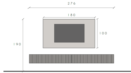 Combo Media Wall Entertainment Unit- Cashmere & Cadiz Oak COM-900210-CHK - FurniComp