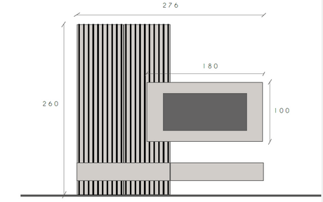 Combo Media Wall Entertainment Unit - Slate Grey, Light Chalk Grey & Mercure Oak COM- 900222-ADGEMR - FurniComp