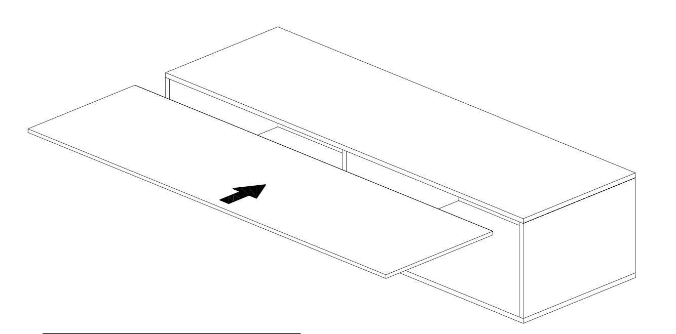 Combo 138cm Floating Wall Hung TV Unit - Black Oak COM-62-10 - FurniComp