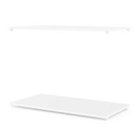 Connect 100cm Set of Two 2 Shelves for 2 Door Wardrobe CON-2DR-WEXS