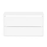 Connect 2 Drawers White 100cm Large Internal Chest of Drawers for Wardrobes CON-2DR-WDP - FurniComp