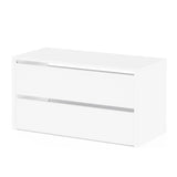 Connect 2 Drawers White 100cm Large Internal Chest of Drawers for Wardrobes CON-2DR-WDP - FurniComp