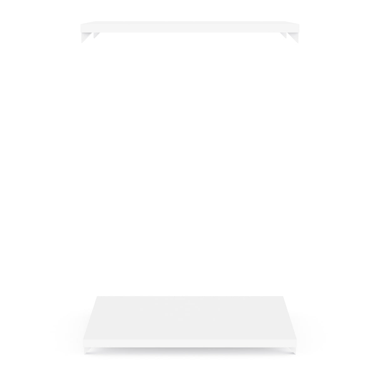 Connect 50cm Set of Two 2 Shelves for 1 Door Wardrobe CON-1DR-WEXS - FurniComp