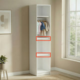 Connect 50cm Set of Two 2 Shelves for 1 Door Wardrobe CON-1DR-WEXS - FurniComp