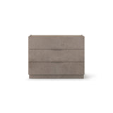 Cuba 3 Drawer 110cm Chest of Drawers - Bronze & Mercure Oak - FurniComp