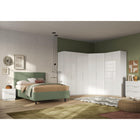 Cuba 3 Drawer 110cm Chest of Drawers - White High Gloss - FurniComp