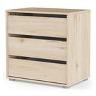 Dallas Universal 3 Drawers Royal Oak 60cm Internal Chest of Drawers for Wardrobes - FurniComp