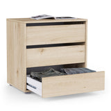 Dallas Universal 3 Drawers Royal Oak 60cm Internal Chest of Drawers for Wardrobes - FurniComp