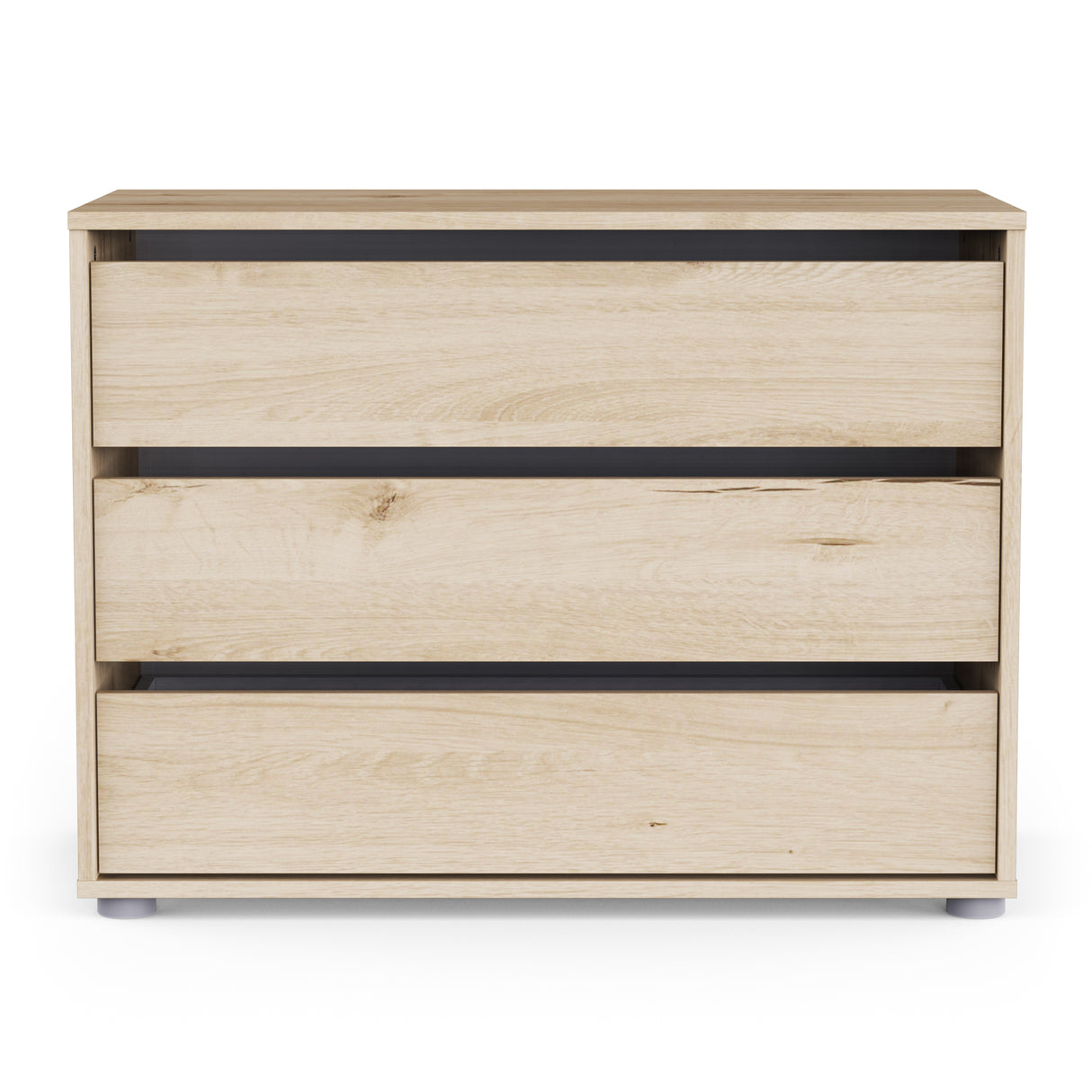 Dallas Universal 3 Drawers Royal Oak 80cm Large Internal Chest of Drawers for Wardrobes - FurniComp