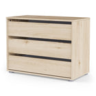 Dallas Universal 3 Drawers Royal Oak 80cm Large Internal Chest of Drawers for Wardrobes - FurniComp