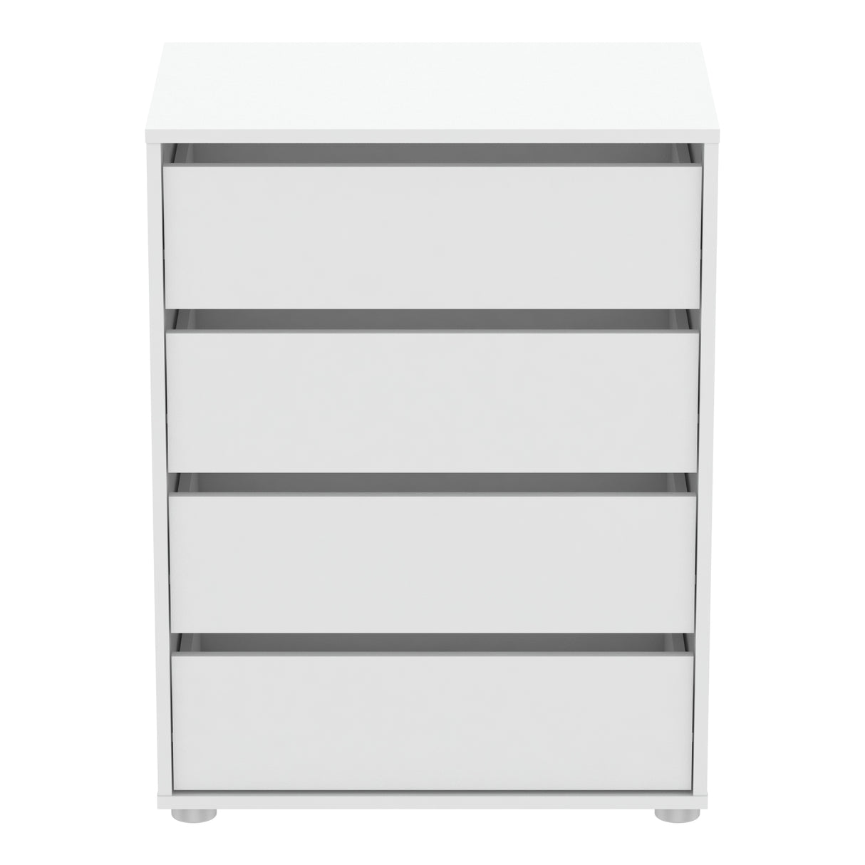 Dallas Universal 4 Drawers Matt White 60cm Large Internal Chest of Drawers for Wardrobes - FurniComp