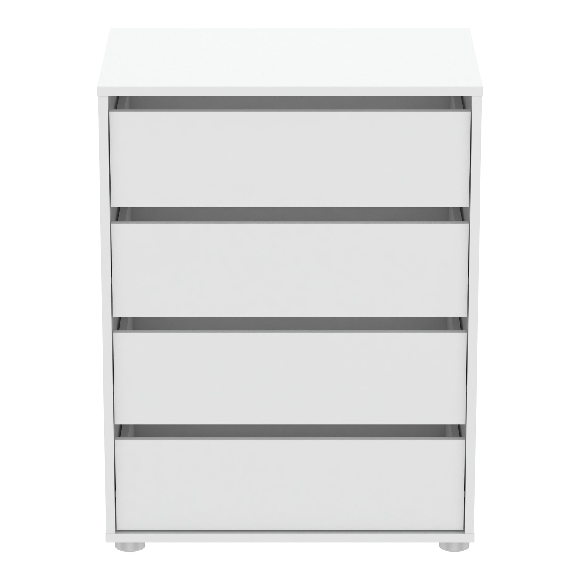 Dallas Universal 4 Drawers Matt White 60cm Large Internal Chest of Drawers for Wardrobes - FurniComp