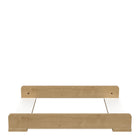 Elsie Changing Table Topper- Matt White & Hamilton Oak - FurniComp