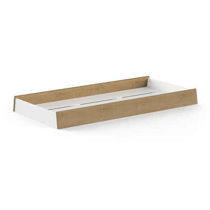 Elsie Kids Under Bed Storage Drawer- Matt White & Hamilton Oak - FurniComp