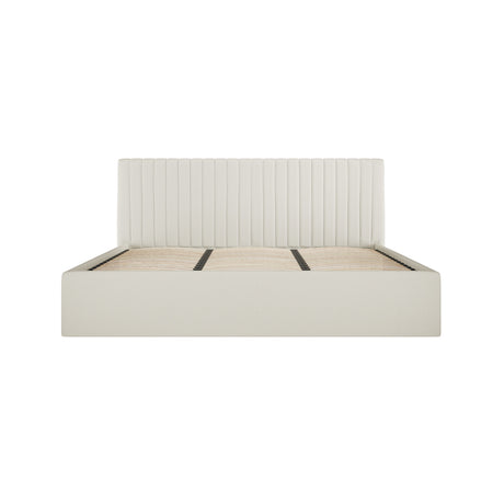 Essen Cream Ottoman Lift Up Storage Bed - FurniComp