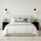 Essen Cream Ottoman Lift Up Storage Bed - FurniComp
