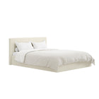 Essen Cream Ottoman Lift Up Storage Bed - FurniComp