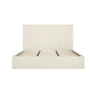Essen Tall Cream Ottoman Lift Up Storage Bed - FurniComp