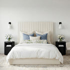 Essen Tall Cream Ottoman Lift Up Storage Bed - FurniComp