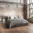 Flora Grey Fabric Bed Frame - FurniComp