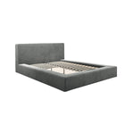 Flora Grey Fabric Bed Frame - FurniComp