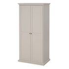 Geneva 100cm 2 Door Wardrobe-Cashmere - FurniComp