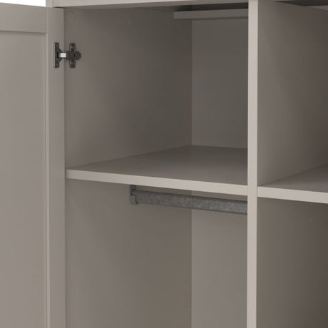 Geneva 100cm 2 Door Wardrobe-Cashmere - FurniComp