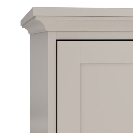 Geneva 100cm 2 Door Wardrobe-Cashmere - FurniComp