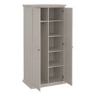 Geneva 100cm 2 Door Wardrobe-Cashmere - FurniComp