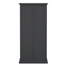 Geneva 100cm 2 Door Wardrobe-Grey - FurniComp
