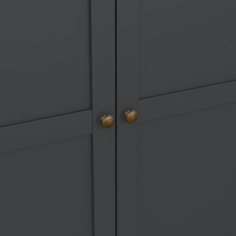 Geneva 100cm 2 Door Wardrobe-Grey - FurniComp