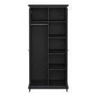 Geneva 100cm 2 Door Wardrobe-Grey - FurniComp