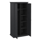 Geneva 100cm 2 Door Wardrobe-Grey - FurniComp