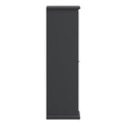 Geneva 100cm 2 Door Wardrobe-Grey - FurniComp