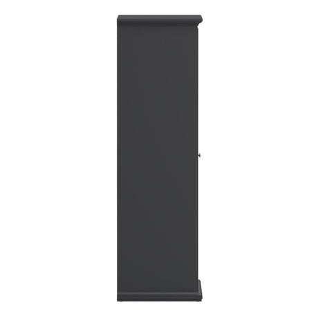 Geneva 100cm 2 Door Wardrobe-Grey - FurniComp
