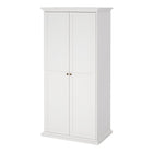 Geneva 100cm 2 Door Wardrobe-White - FurniComp