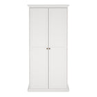Geneva 100cm 2 Door Wardrobe-White - FurniComp