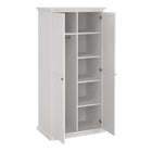 Geneva 100cm 2 Door Wardrobe-White - FurniComp