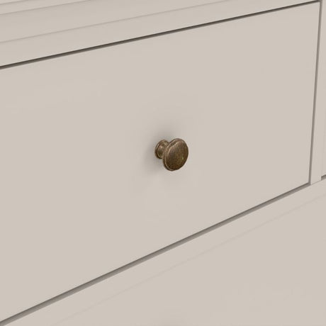 Geneva 100cm 4 Drawer Chest of Drawer-Cashmere - FurniComp