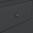 Geneva 100cm 4 Drawer Chest of Drawer-Grey - FurniComp