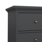 Geneva 100cm 4 Drawer Chest of Drawer-Grey - FurniComp