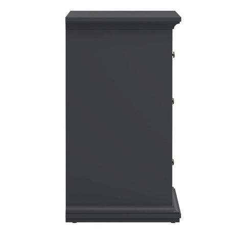 Geneva 100cm 4 Drawer Chest of Drawer-Grey - FurniComp
