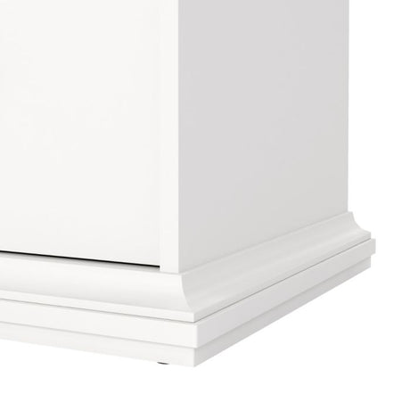 Geneva 100cm 4 Drawer Chest of Drawer-White - FurniComp