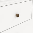 Geneva 100cm 4 Drawer Chest of Drawer-White - FurniComp