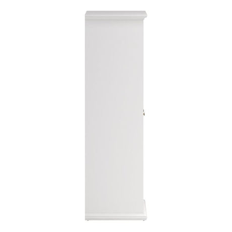 Geneva 140cm 3 Door Wardrobe-White - FurniComp