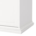 Geneva 180cm 4 Door 2 Drawer Wardrobe-White - FurniComp