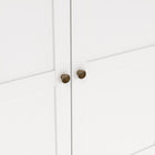 Geneva 180cm 4 Door 2 Drawer Wardrobe-White - FurniComp