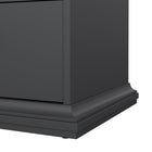 Geneva 90cm 6 Drawer Tall Chest of Drawer-Grey - FurniComp