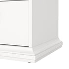 Geneva 90cm 6 Drawer Tall Chest of Drawer-White - FurniComp